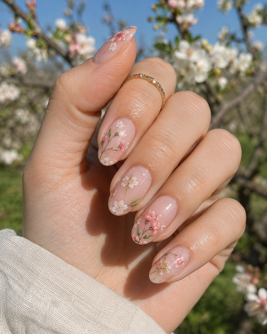 Mini Fruit Blossom Nails